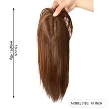 最新款3D立体刘海假发套装，女士适用，采用合成纤维，高密度发片，增加发量，遮盖白发，可烫染。