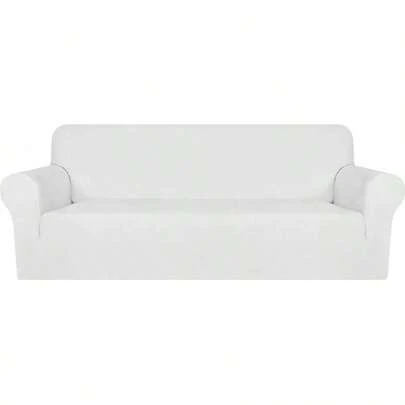 MAXIJIN Thick Velvet Sofa Covers 3 Seater Super Stretch Couch Cover For Dogs Cat Pet Friendly 1-Piece Elastic Furniture Protector Plush Sofa Slipcovers (3 Seater, Grey)