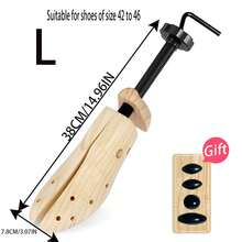 1 pièce Supports en bois multi-usages pour chaussures, élargisseur de chaussures durable, supports antidérapants pour hommes et femmes