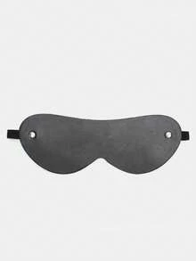 PU Leather Eye Mask Sexy Black Eye Mask For Cosplay Party Mask Costume Accessory - Black - View 3