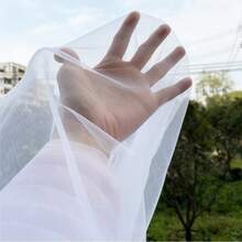 Elegant White Polyester Tulle Decoration (Width: 160cm/62.9 Inches) Wedding Dress Ceiling Cloth Roof Canopy Decoration, Wedding Ceremony Stage Hotel Decoration Hanging Cloth Chiffon Curtains, Multi-Colored Ceiling Cloth Wedding Arch Hanging Cloth Gauze Tulle Curtains Party Ceremony Stage Hotel Decoration, Seasonal Decoration, Wedding Decoration, Valentine's Day, Multi-Colour Multi-Specification Optional