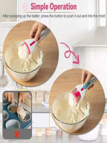 401pcs/201pcs/101pcs/51pcs/1pc Non-Stick Baking Paper Cups, Cake Cups, Oven Molds, Cake Liners, Cake Spatula, Chocolate Sauce & Batter Measuring Spoon