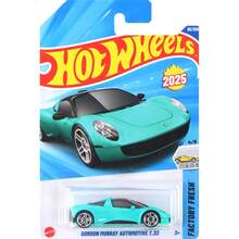 Hot Wheels 玩具车 1:64 比例车辆，用于玩耍或展示 Die-25C/25N 批量铸造汽车收藏仿真玩具，来自动画节目，用于玩耍或展示，宝马道奇捷豹卡车雪佛兰锥形摇晃器 C4982 小型车 GTC 收藏爱好者男孩礼物玩具车模型 1 件 - 彩色 - 查看 30
