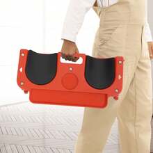 Kangten Rolling Knee Pads Platform W/ Wheeled Workers' Wheels Knee Pad Floor Tiles Tools LYNICESHOP Rolling Knee Creeper, 20.08" X5.51" Flooring Knee Pads With Full 360 Degree Turn Casters And Tool Tray, Multifunctional Garage Rolling Knee Creeper Pads For Home Workshop Auto Repairing A Nice Gift - 黑色和紅色 - 查看 11