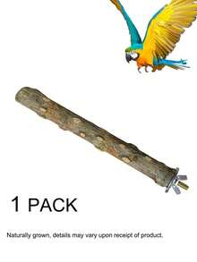1/2/3/4/5/10pcs Natural Wooden Bird Perch With Thorns, Parrot Claw Grinding Stick, Cage Platform Toy, Suitable For Cockatiel, Parrotlet, Bourke's Parakeet, Lovebird - Brown - View 23