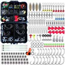 187pcs Fishing Accessories Kit Set Including Fishing Hooks Sinker Weights Fishing Set With Tackle Box - 187Pcs Set - View 2