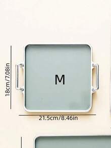 1 pièce Set de plateaux alimentaires à bordure dorée/argentée, en matériau PS, convient pour l'affichage et le stockage du pain, des pâtisseries, des fruits, des collations, des desserts, idéal pour les fêtes et les jours fériés