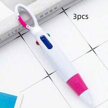 3支/6支装护士笔套装，便携式记号笔钥匙扣，迷你荧光笔套装，适用于徽章，包括荧光笔、记号笔、伸缩圆珠笔，带护士钥匙扣夹，圣诞礼物创意，包包配件，带证件套的挂绳，汽车配件，包包挂件。 - 彩色 - 查看 15