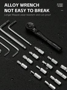 WEST BIKING Bicycle Ratchet Wrench Set - Bicycle Repair Hexagon Screw Tool Kit | Professional Riding Maintenance Tools | For Road/Mountain Bikes | Portable Repair Equipment