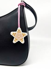 Summer Ocean Style Bag Charm, Starfish, Shell, Crab Pendant Keychain - Multicolor - View 7