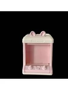 1 pieza Organizador de escritorio con forma de oreja de conejo y soporte para bolígrafos, contenedor de almacenamiento de escritorio para uso doméstico