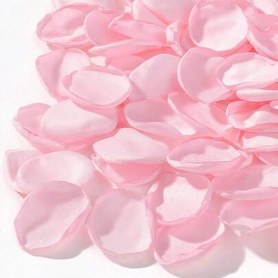 195pcs Artificial Rose Petals, Best Gift, Party Supplies, Holiday Decoration, Festive Accents, Elegant Floral, Durable Material, Petals, Fake Roses, Decorative Roses, Party Organizers, Home Decor, Silk-Like Material, Suitable For Flower Girl Baskets, Aisle Toss, Tabletop Decor, Party Confetti, Bridal Shower, Romantic Nights