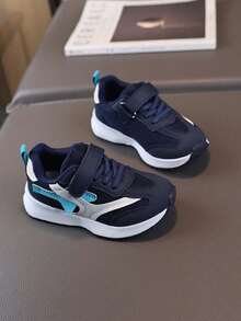 1 双儿童运动鞋，新款春秋男童/女童跑步鞋，透气网眼软底休闲运动鞋 - 藍色 - 查看 4