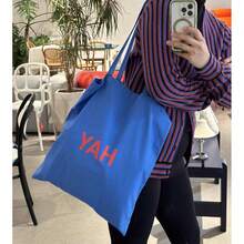 新款波点字母图案大容量休闲单肩包 - 彩色 - 查看 12