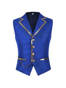 Men Cosplay Clothing - Blue - View 1