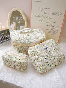 1 Túi đựng đồ trang điểm du lịch đa năng màu xanh lá cây, túi đựng mỹ phẩm cỡ lớn thời trang và giản dị, có khóa kéo, dùng để đựng đồ dùng văn phòng phẩm khi đi du lịch, đồ dùng cần thiết cho kỳ nghỉ, đựng tai nghe, sạc, son môi, mỹ phẩm, nước hoa, sản phẩm chăm sóc da và làm đẹp, đồ trang trí nhà cửa, dành cho mẹ, y tá, sinh viên, nữ sinh, chìa khóa, quà tặng ngày lễ, túi đựng đồ trang điểm, du lịch, túi đựng mỹ phẩm, túi, túi đựng đồ trang điểm, đồ dùng cần thiết khi đi du lịch, túi đựng mỹ phẩm nhỏ, túi đựng đồ trang điểm, túi đựng mỹ phẩm, đồ dùng cần thiết khi đi du lịch, dung tích lớn, túi đựng mỹ phẩm lớn, quà Giáng sinh, túi nhỏ, du lịch, quà tặng cho phụ nữ, đồ dùng cần thiết khi đi du lịch, túi nhỏ, ví cầm tay/túi xách nhỏ, hộp đựng mỹ phẩm, sắp xếp mỹ phẩm, túi nhỏ, hộp đựng cọ, túi nhỏ, túi dung tích lớn, quà tặng cho phụ nữ, quà Giáng sinh, ý tưởng quà tặng cho phụ nữ, túi nhỏ, túi đựng mỹ phẩm, đồ dùng cần thiết khi đi du lịch - màu xanh lá - Xem 3