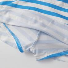 Layered Ruffle Mini Skirt For Women Summer Y2K Dots/Stripe/Heart Print/Solid Color Low Rise A-Line Tiered Short Skirts Party Club Beach Boho Skater Skirts - 藍白色 - 查看 9