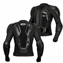 1Pc Black Motocross Enduro Racing Anti-Drop Armor Motorcycle Armor Jacket Men Full Body Armor Chest And Back Protection Jackets Moto Riding Protective Equipment M-3XL Rider Gift - Multicolor - View 9