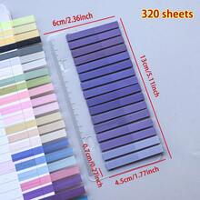 320 张超薄索引标签，学生必备，渐变色阅读标记贴纸 - 13*6cm - 查看 23