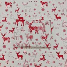 60/30/10 ورقة رقيقة بنمط رجل الزنجبيل للكريسماس - 50.8x35.56 سم بتصميم رجل الزنجبيل والنقاط ، غلاف واقي خفيف الوزن لتغليف الهدايا ، حماية العناصر الهشة ، ديكور العطلات (شرائط قصب السكر الزرقاء ، نجوم) ، ديكورات رجل الزنجبيل ، تغليف احتفالي ، أسلوب احتفالي ، تغليف موسمي ، ديكورات احتفالية ، منظمو الحفلات ، ديكورات ، بيجامات ، هدايا ، ديكور - الأيل الأحمر - مشاهدة 6