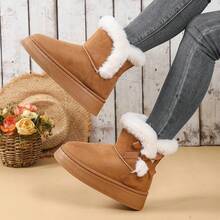 Women Snow Boots - Beige - View 6