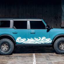 Ocean Flag Vinyl Decals, Banner Decals, Ocean Decals, Ocean Decals, Nature Decals, Car Decals - one-size - View 7