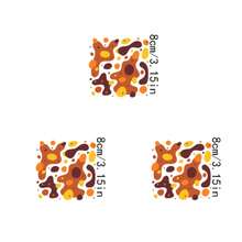 1 pieza/2 piezas/3 piezas Pegatinas de transferencia de calor de bloques de color abstractos creativos, decoración artística de moda para camiseta/máscara/jeans/mochila, lavables, pegatinas DIY unisex