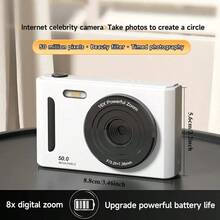 M26 CCD Digital Camera,700mAh, High Definition Digital Camera, Travel Must Haves, Point And Shoot Camera, Cannons Digital Camera, Compact Camera, Portable Camera, Lightweight Design, Modern Camera, Reliable Performance, Durable Build, USB, Travelers, Photography Enthusiasts,With 64G Memory Card