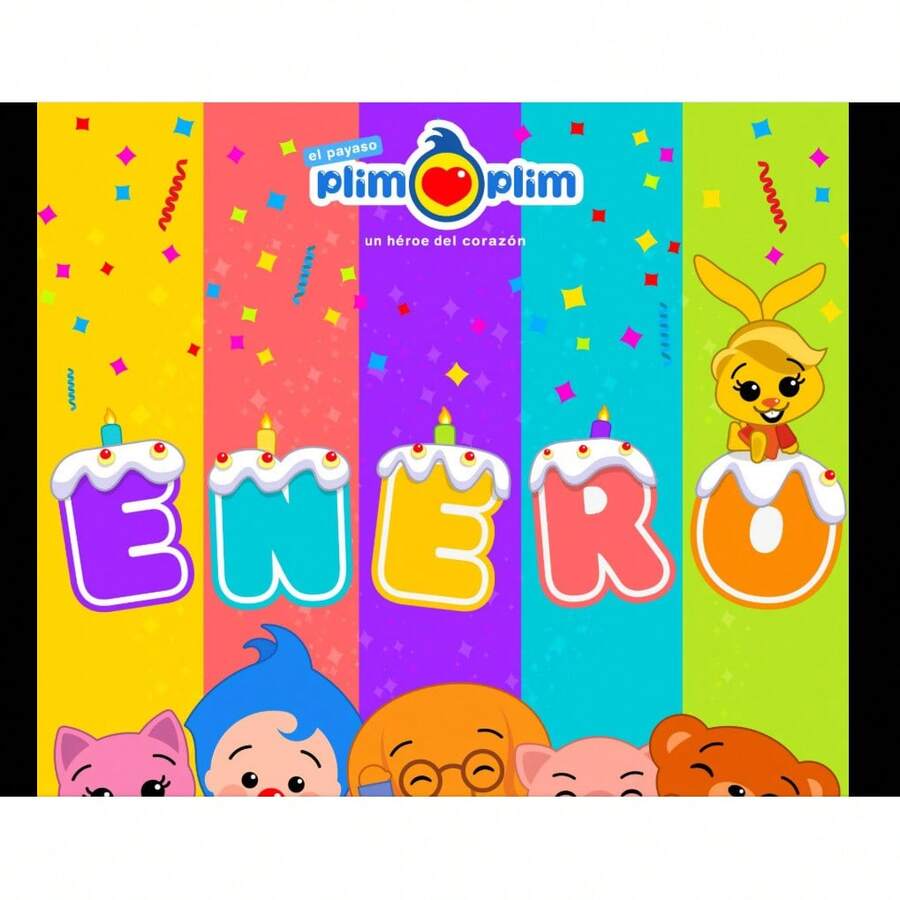 Plim Plim Birthday Party Backdrop For Photography Background Birthday Decor - D - View 1
