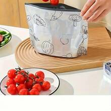 10PCS Aluminum Foil Storage Bags, Suitable For The Kitchen: Perfect For Organizing And Preserving Food In The Refrigerator Or Freezer. Reusable Aluminum Food Storage Bags - Sealed Odor-Proof Bags, Suitable For Household Refrigerators And Freezers, With Labels. Used For Nuts, Grains, Snacks, Meats, Etc