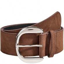 1pc Vintage Personalized PU Leather Wide Belt, Women's Fashion Accessory/Women's Belt/Women's Waist Cincher, Keeps You Stylish