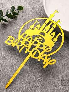 10 pièces Décorations de gâteau Toppers de gâteau d'anniversaire Grands cupcakes Décoration de gâteau de mariage Insertion de gâteau Décoration de fête