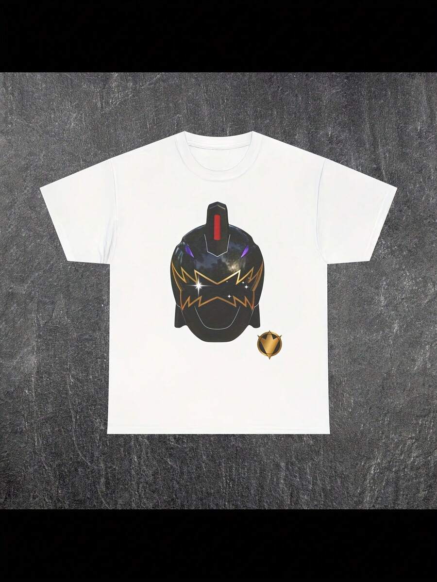 Mighty Morphin Power Rangers T-Shirts Fashionable Short-Sleeved T-Shirts For Men And Women In All Seasons T-Shirts - màu đen - Xem 1