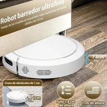 3800pa Robot Vacuum Cleaner, 4 Modes Of Use - White - View 9