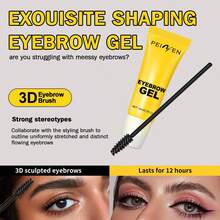 10ml 眉毛造型胶，透明眉毛定型凝胶，眉毛固定凝胶，防水防汗定型，眉毛造型液，适合沙龙或家庭化妆使用 - 彩色 - 查看 6