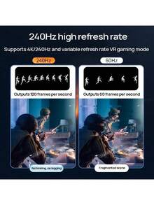 PHILIPS SWV7250/93 HDMI 2.1 High-Bandwidth Cable Stable 8K HDR Signal Transmission Widely Compatible With 4K 120Hz Devices Supports Dynamic HDR - Black - View 2