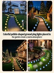 1 pezzo Luce da giardino solare da esterno, lampada decorativa per percorsi da giardino in stagione natalizia, 15/30 LED, luce bianca calda e bianca fredda, adatta per illuminazione di parcheggi commerciali, vialetti e prati