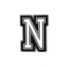 Móc khóa giày cao su mềm hình chữ cái và số, Phụ kiện trang trí tự làm phù hợp cho học sinh trở lại trường, Quà tặng bạn bè, Trang trí hoa giày guốc rỗng, Thường ngày đa năng, Ý tưởng quà tặng phụ kiện giày - Đen và trắng - Xem 48