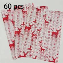 60/30/10 ورقة رقيقة بنمط رجل الزنجبيل للكريسماس - 50.8x35.56 سم بتصميم رجل الزنجبيل والنقاط ، غلاف واقي خفيف الوزن لتغليف الهدايا ، حماية العناصر الهشة ، ديكور العطلات (شرائط قصب السكر الزرقاء ، نجوم) ، ديكورات رجل الزنجبيل ، تغليف احتفالي ، أسلوب احتفالي ، تغليف موسمي ، ديكورات احتفالية ، منظمو الحفلات ، ديكورات ، بيجامات ، هدايا ، ديكور - الأيل الأحمر - مشاهدة 16