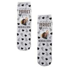 10 pares de calcetines personalizados para parejas con foto hecha en EE. UU., calcetines personalizados con foto para boda, calcetines personalizados con foto - Multicolor - Ver 6