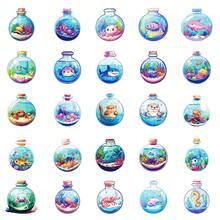 50pcs Cute Bottle Pattern Stickers, Sea Animal Stickers - Waterproof Vinyl Decals For Phones, Tablets, Laptops, Water Bottles And More!
