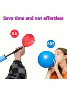 5pcs/3/1 Portable Air Pump Hand-Held Inflator Balloon Pump Hand Held Inflator Air Pump Balloon Inflator Hand Operated Push Air Pump, Suitable For Balloons, Travel Pillows, Sports Balls, Birthday Parties, Celebrations, Holidays, Weddings, Balloons, Christmas Decorations (Random Color),Christmas Mother's Day Graduation