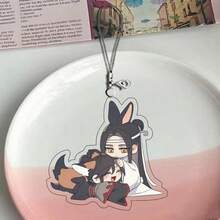 Tian Guan Ci Fu, Mo Dao Zu Shi, Ren Zha Fan Pai Zi Shou Xi Tong Peripheral Phone Straps & Charms, Wei Wuxian, Lan Wangji, Xie Lian, Hua Cheng, Shen Qingqiu, Luo Binghe CP Pendant Decorations, Backpack Hanging Charms, Best Friend Charms, Great Gift For Anime Fans, Birthday, Holiday - 彩色 - 查看 6