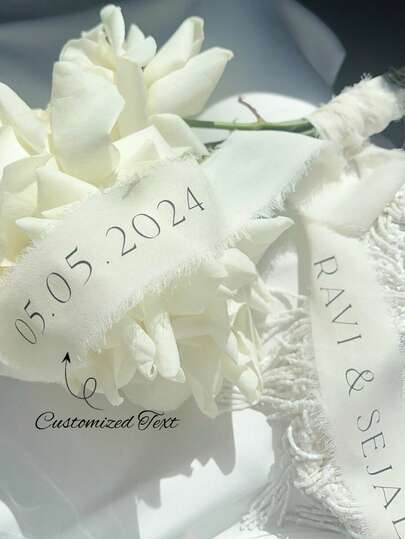 Personalised Silk Wedding Ribbon, Wedding Chiffon Ribbon Name Tag, Ribbon Placecard For Wedding, Bridal Shower Personalised Bow Bridesmaid Gift Patchwork Batting, Cotton Interlining, DIY Crafts Fabric, Sewing Accessories, Quilting Material, Adhesive Fabric, Interfacing Material, Craft Filler, Sewing Projects, DIY Sewing, Craft Sewing Filler, Patchwork Material, Quilting Accessory