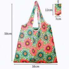 Einkaufstasche Stofftasche Faltbare Reisetasche Tragetasche - Wiederverwendbare Geschenktasche mit Griff (1/2 Packungen) - Strapazierfähige kleine waschbare Tierfestival-Designs für Frauen-Reisen und Lebensmitteleinkäufe