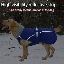 Winter Dog Coats - Reflective Wool Vest, Dog Jacket With Adjustable Buckle Straps, Cold Weather Dogwear For Small, Medium, And Large Breeds - Pink - View 6