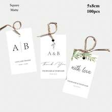 Label Gantung Kustom, Label Suvenir Pernikahan Personalisasi Cetak Dua Sisi dengan Logo, Label yang Dapat Dicetak untuk Botol, Pakaian, Kemasan Makanan, Kartu Hadiah untuk Pesta, Ulang Tahun, Bisnis, Label Ucapan Terima Kasih yang Disesuaikan, Hadiah Personalisasi, Kemasan Estetis - persegi panjang - View 41