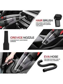 CascadeVac Au Wireless Black Strong Suction Dual Purpose Vacuum Cleaner For Home And Car