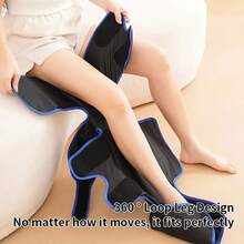 1PC Wireless Charging Full Leg Massager With Heating And Vibration - 4 Modes, Large Screen Display, Soft Fabric, Breathable Design, Suitable For Calves, Thighs, Knees, Ankles And Soles - Perfect Gift For Both Men And Women, Muscle Recovery Tool | Stylish And Modern Massager | Soft And Breathable Fabric, Mother's Day Gift, Father's Day Gift, Gift For Mom On Mother's Day