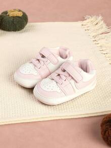 全新软底防滑耐用幼儿鞋，钩环设计休闲运动鞋，适合婴幼儿，适合春秋季 - 粉色 - 查看 12